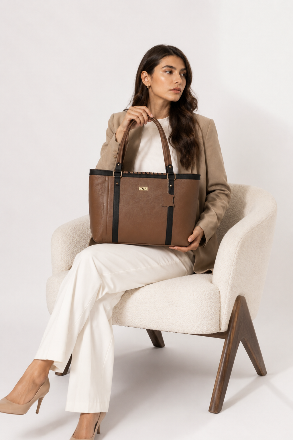 T&A Chelsea Work Tote | Saddle Tan |