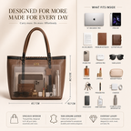 T&A Chelsea Work Tote | Saddle Tan |