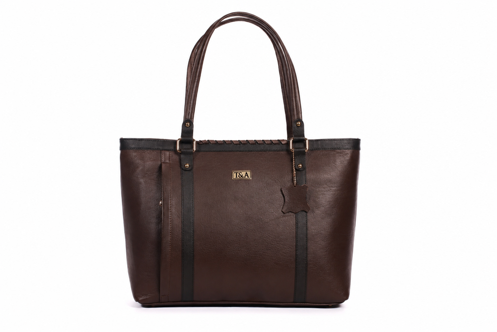 T&A Chelsea Work Tote | Expresso Brown |