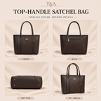 T&A Chelsea Work Tote | Expresso Brown |