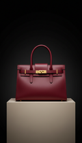 Italian Leather Sculpted Tote