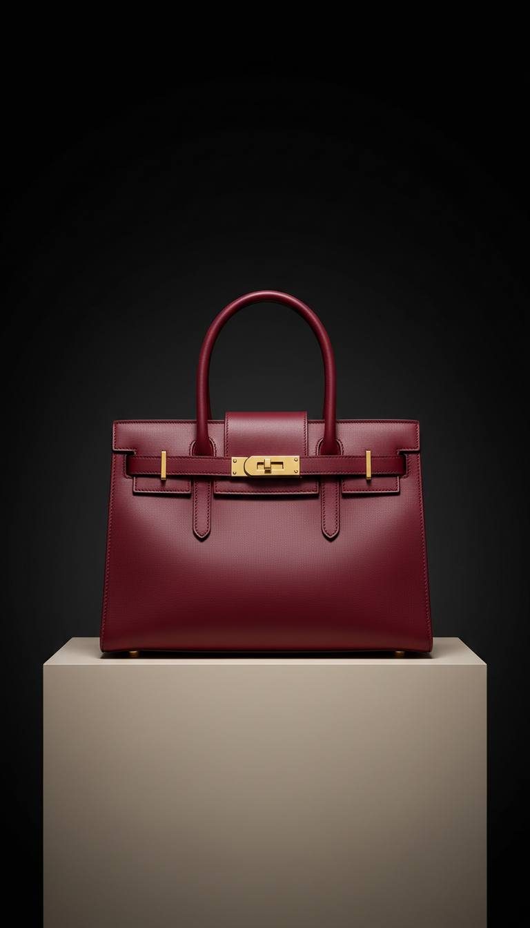 Italian Leather Sculpted Tote